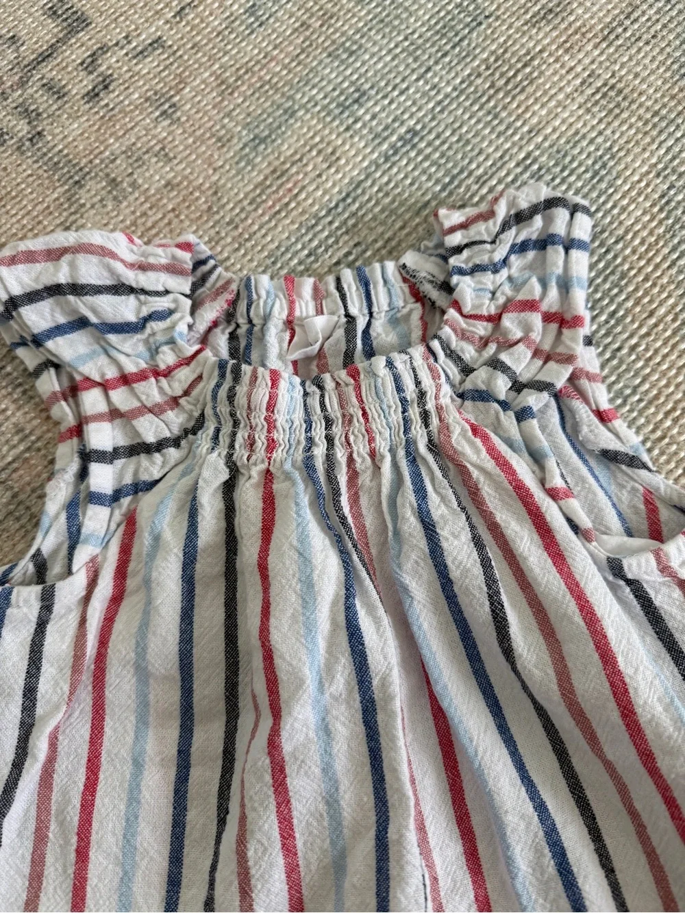 Baby Gap Striped Linen Blend Top Size 5